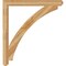 Ekena Millwork Thorton Craftsman Rough Sawn Bracket, Western Red Cedar, 4"W x 44"D x 48"H BKT04X44X48THR04RWR - alternate 4